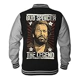 Bud Spencer Herren Legend College Jacket (schwarz) (XL)