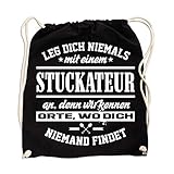 Rucksack Leg Dich Niemals mit einem Stuck