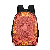 Hinfunees Rucksack Ägypten Indien Maya Design Büchertasche Langlebig Schultertasche für Schülerinnen & Schüler Daypacks Urlaub Bright Gray Einheitsgröß