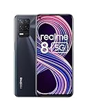 realme 8 5G Smartphone ohne Vertrag, Dimensity 700 5G-Prozessor Android Handy, Ultraflüssiges 90 Hz-Display, Starker 5000 mAh-Akku, 48 MP Nachtlandschaft-Kamera, Dual Sim, NFC, 6+128GB, schw