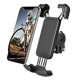 Haisito Handyhalterung Fahrrad, Verbesserter Handyhalterung Motorrad Werkzeuglose Installation 360° Drehbar, Universal Handy Halterung Fahrradlenker für iPhone, Samsung, Huawei und Andere Smartp