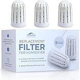 3 Ersatzfilter für Aennon Cool Mist Ultraschall-Luftbefeuchter, funktioniert auch für einige andere Marken (3er Pack Luftbefeuchterfilter)