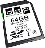 DSP Memory 64GB Ultra Highspeed Speicherkarte für Canon PowerShot SX710 HS Digitalk