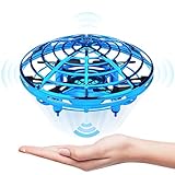 Leeofty Mini Drohne UFO handbetriebenen Hubschrauber Quadrocopter Drohne Infrarot Induktionsflugzeug Flying Ball Spielzeug fü