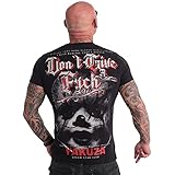 Yakuza Herren Give A FCK T-Shirt, Schwarz, 5XL
