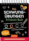 Mein Schwungübungen-Kritzkratz-Buch: Mit überraschenden Kratz-Effekten | Ab 4 Jahren, mit Kratzseiten, Holzstift und Anleitung