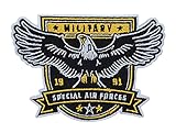 Militär Air Forces Adler Abzeichen Patch zum Aufbügeln | Bundeswehr Patches, Luftwaffe Aufnäher für Rucksack, Airsoft Embleme Finally H