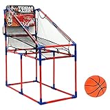 GFSDGF Basketball-Ständer-Spielzeug-Set, Basketball-Arcade-Spiel,Mobile Interaktive Unterhaltung,Kind, Das Basketballkorb Anhebt,Für Die Eltern-Kind-Interak