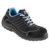 Elysee 31715-36 Damenschuhe'Sava', S1P SRC, Gr.3,5, Grau/Hellblau - EN-Sicherheitszertifik