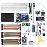 UNO R3 Board Atmega328p Atmega16u2 Project Super Starter Kit with RF 433Mhz Transmitter Receiver Module and UNO R3 Compatible with Arduino IDE Vollständigster Elektronik Projekt Bauk