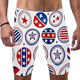 LAIYUHUA Traditionelle japanische Ornamente Jungen Herren Schwimmhose für Training, Wettkampf-Schoß-Badeanzug, quadratisches Bein, Ausdauertraining, mehrfarbig, 56