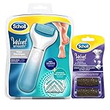 Scholl Elektrische Reibe mit Velvet Smooth und 2 Rollen Ultra Peeling