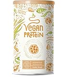 Vegan Protein COOKIE DOUGH - Kraftvoll und rein pflanzliches Proteinpulver mit Reis-, Soja-, Erbsen-, Chia-, Sonnenblumen- und Kürbiskernprotein, Ohne künstliche Süßstoffe und Aromen - 1200g