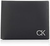 Calvin Klein Herren Bifold 5CC W/Coin Reisezubehör-Reisebrieftasche, Black, One S