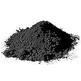 @tec Pigmentpulver, Eisenoxid, Oxidfarbe - 100g im Beutel Farbpigmente, Trockenfarbe für Beton, Epoxidharz + Wand - Farbe: schwarz/black