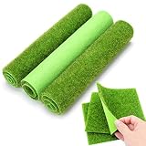 Milopon Künstliche Mini Rasen Simulation Mikro Landschaft Rasen Kunstrasen Kunstmoos Deko Miniatur Garten Ornament Gras für Miniatur Garten Puppenhaus Zubehör Size 30 * 30