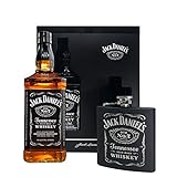 Jack Daniel's Hip Flask - Flachmann Geschenkset (1 x0,7 Liter)