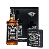 Jack Daniel's Hip Flask - Flachmann Geschenkset (1 x0,7 Liter)