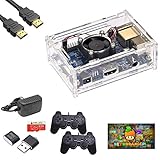 ARCADORA Orangepi DIY Spielstation Retro Videospiel Arcade Konsole 17000+ Multi-Spiele 128G SD-Karte unterstützt 2 Players HDMI C