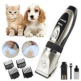 Forever Speed Leise Tierhaarschneider Profi Haarschneidemaschine Tragbar Wiederaufladbaren Drahtlose Trimmer Hund Katze mit Keramik Schermaschine Rasierer 4