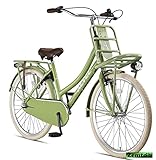 Altec Dutch N3 Mädchenrad Transportfahrrad Moos grün 26 Z
