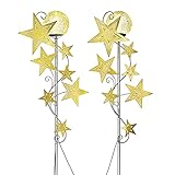 Weltbild LED Garten Deko mit Kugelleuchten 2er-Set - Garten Deko für Außen Garten - LED Kugel Gartenstecker LED Gartenstecker Glas Kugel Deko Garten Beleuchtung Outdoor Lampe Outdoor LED Light Dek