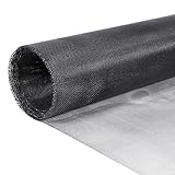 MAGZO Edelstahl Insektenschutz Fliegengitter Gewebe, Schutz vor Haustier, Insekten, Nagern und Vögeln, Extrem Langlebig Ideal für Fenster, Türen und Lichtschächte, 90 x 300