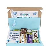 Verwöhn-Leckerli-Geschenkbox, personalisierbar, Briefkasten, Geschenk für Herren, Umarmung in einer Box, Geschenkbox (Hot Chocolate)