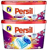 Persil Duo-Caps Color, Colorwaschmittel Doppelpack, 32 (2x16) Waschladungen mit Fleckenentfernung, Leuchtkraft und hygienisch reine W