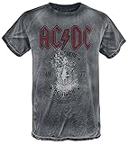 AC/DC Let There Be Rock Männer T-Shirt grau L 100% Baumwolle Band-Merch, B