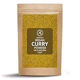 Indisches Curry 70g - Currypulver zu Fleisch, Fisch & Gemüse - Curry Indisch Madras - Currygewürz - Gewürzmischung - Madras Richtung - Gewürz Mischung - Ohne Z