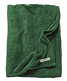 ESPRIT Mellows Sofadecke grün • weiche Kuscheldecke • Tagesdecke 150x200 cm • Pflegeleichte Couchdecke • 100% Poly
