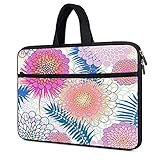 Chromebook-Hülle für 15,6 Zoll (39,6 cm), Neopren, für HP Lenovo Dell Samsung Acer ASUS, robuste Laptoptasche, Aktentasche mit Außentasche, rosa B