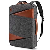 DOMISO Laptop-Rucksack 39.6 cm (15.6 Zoll), Business-Aktentasche, Reiserucksack, College-Computer-Tasche, schmal, wasserabweisend, Kuriertasche, Umhängetasche, Handtasche für Herren/Damen, G