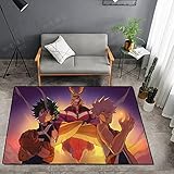 jinzhechukoumaoyi Design Teppiche, Superweicher Rutschfester Teppich, Anime My Hero Academia, Geeignet Für Wohnzimmer, Schlafzimmer, Flure. (E-1888) 140x200