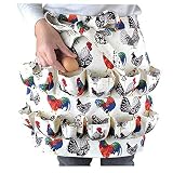 KDOI Eier Sammeln Halte Schürze Geeignet für Huhn, Ente, Gänse Ei, Bauernhaus, Küche, Haushalts Arbeits Kleidung, Erw