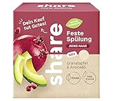 share feste Spülung Granatapfel & Avocado, vegan, ohne Palmöl & Mikroplastik, 60g