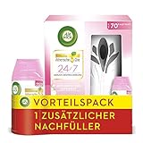 Air Wick Freshmatic Max – Vorteilspack mit Gerät und 2 Nachfüllern – Automatischer Raumduft – Batteriebetrieben – Duft: Weißer Flieder & Jasmin – Gerät in Weiß