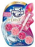 WC FRISCH DeLuxe Delicate Magnolia, WC-Reiniger und WC-Duftspüler, 1 Stück, Parfüm für die T
