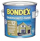 Bondex Dauerschutz-Holzfarbe Schneeweiß 2,50 l - 329891