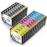 Q-image 16XL Druckerpatronen Ersatz für Epson 16 XL Patronen Kompatible mit Workforce WF2630 WF2510 WF2760 WF2530 WF2520 WF2540 WF2750 WF2660 WF2650 WF2010 (20er-Pack)