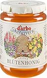 Food-United BLÜTEN-HONIG naturbelassen 2x 500g Honig-Mischung höchster Qualität aus Blüten-Nektar in der praktischen Dosierflasche von DARBO für Frühstück Tee und zum Süß