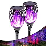 Solar Dancing Flame Led Torch Stake Flickering Outdoor Garden Lights,solar Power Torch Light Waterproof Flame Flickering Garden Lamp,33Led Torch Solar Light Patio Garden Dancing Flickering Flame Lamp