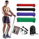 COXTNBIO Resistance Bands, Pull-Ups Bandes, Fitnessbänder Widerstandsbänder Set, Elastische Fitnessbänder, Trainingsband Gummiband, Naturlatex, für Krafttraining, Stretching, Yoga, Pilates, Klimmzug