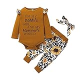 3 Pcs Baby Mädchen Kleidung Set Neugeborenes Baby 3-teilig Little Princess Strampler Gedruckt Langarm Top Shirt + Hose + Bogen Stirnb