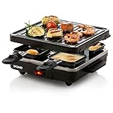 Domo DO9147G Raclette, Gusseisen, schw