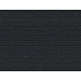 FGFDS Shed Dachpappe, 1m² Shed Roofing Tile All Weather Use, Geeignet Für Villa Dach Und Gartenhäuschen Top Dekoration (Color : Black)