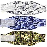 PET MAGASIN Windeln für männliche Hunde, 3 Stück (CAMO, L)