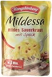 Hengstenberg Mildessa Mildes Sauerkraut mit Speck, 6er Pack (6 x 400 g)