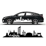 Leipzig Völkerschlachtdenkmal Silhouette Deutschland Stadt Skyline Aufkleber Auto Tattoo |SKD027